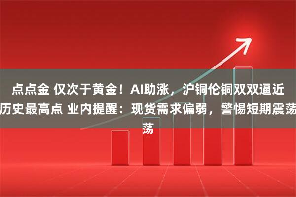 点点金 仅次于黄金！AI助涨，沪铜伦铜双双逼近历史最高点 业内提醒：现货需求偏弱，警惕短期震荡